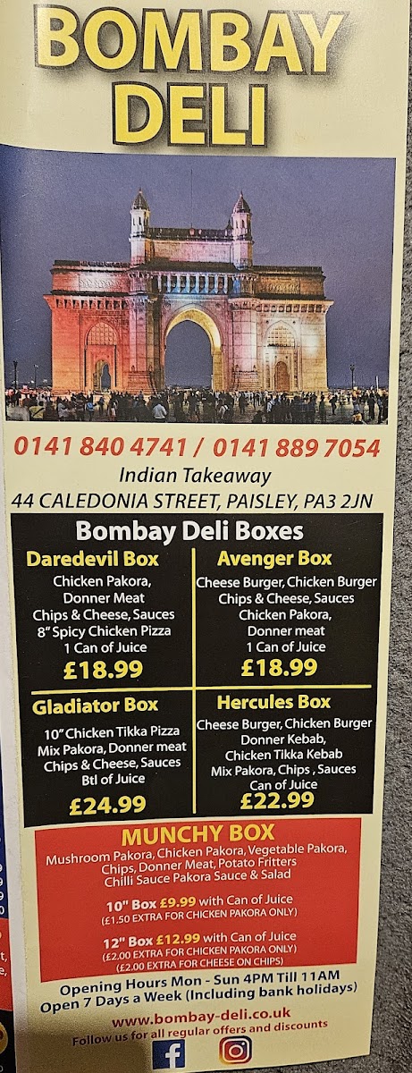 Menu Bombay Deli-7